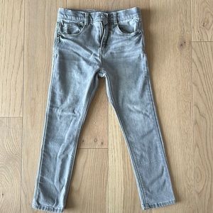 Zara Kids Gray Demin Slim Fit Jeans - Size 4-5yrs